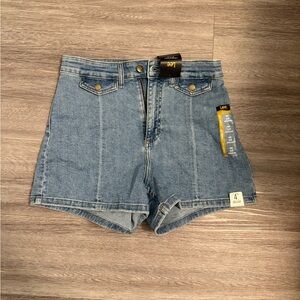 Lee Blue Jean Shorts High-Waisted Relaxed Fit
